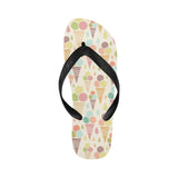 Ice cream cone pattern Unisex Flip Flops