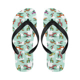Helicopter design pattern Unisex Flip Flops
