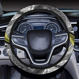 Hand drawn dragonfly pattern Car Steering Wheel Cover