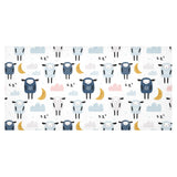 Cute sleeping sheep moon cloud pattern Tablecloth