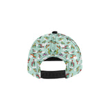 Helicopter design pattern All Over Print Snapback Cap