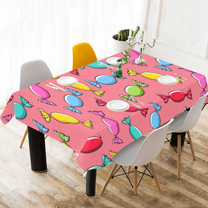 Colorful wrapped candy pattern Tablecloth