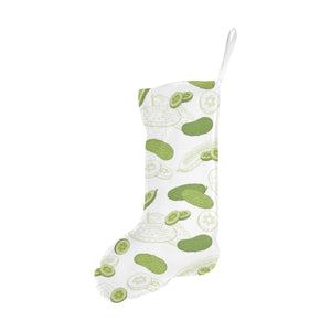 Cucumber sketch pattern Christmas Stocking