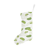 Cucumber sketch pattern Christmas Stocking