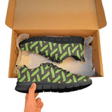 Green Peas Pattern Print Design 05 Women's Sneaker Shoes