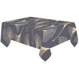 Gold ginkgo leaves Tablecloth
