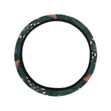 Snake forest pattern Car Steering Wheel Cover