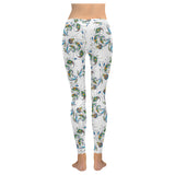 Peacock feather pattern Women's Legging Fulfilled In US