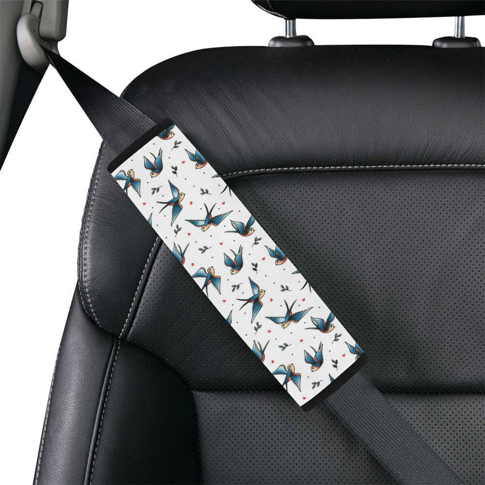 Swallow Pattern Print Design 04 Car Seat Belt Cover