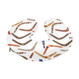 Boomerang Australian aboriginal ornament pattern U-Shaped Travel Neck Pillow
