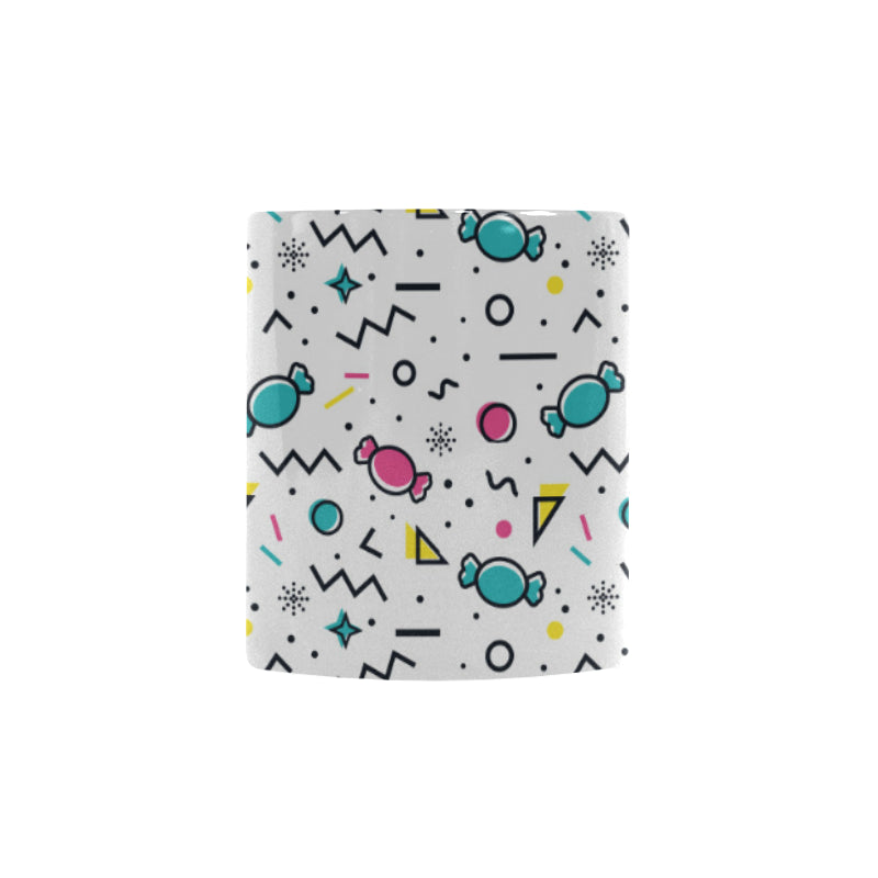 Candy design pattern Morphing Mug Heat Changing Mug
