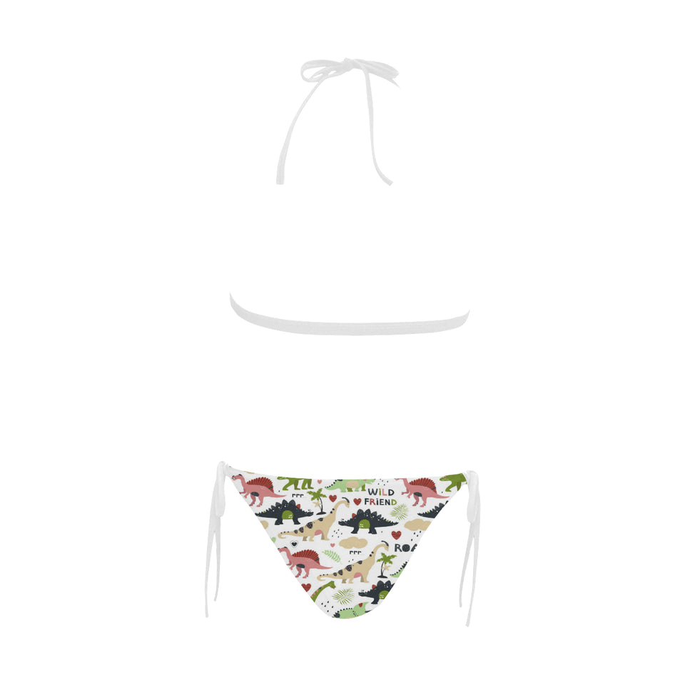 Cute dinosaurs pattern Sexy Bikinis Two-Piece Swimsuits