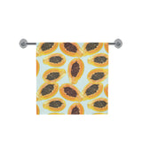 Watercolor papaya pattern Bath Towel