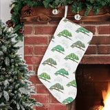 Chameleon lizard pattern Christmas Stocking