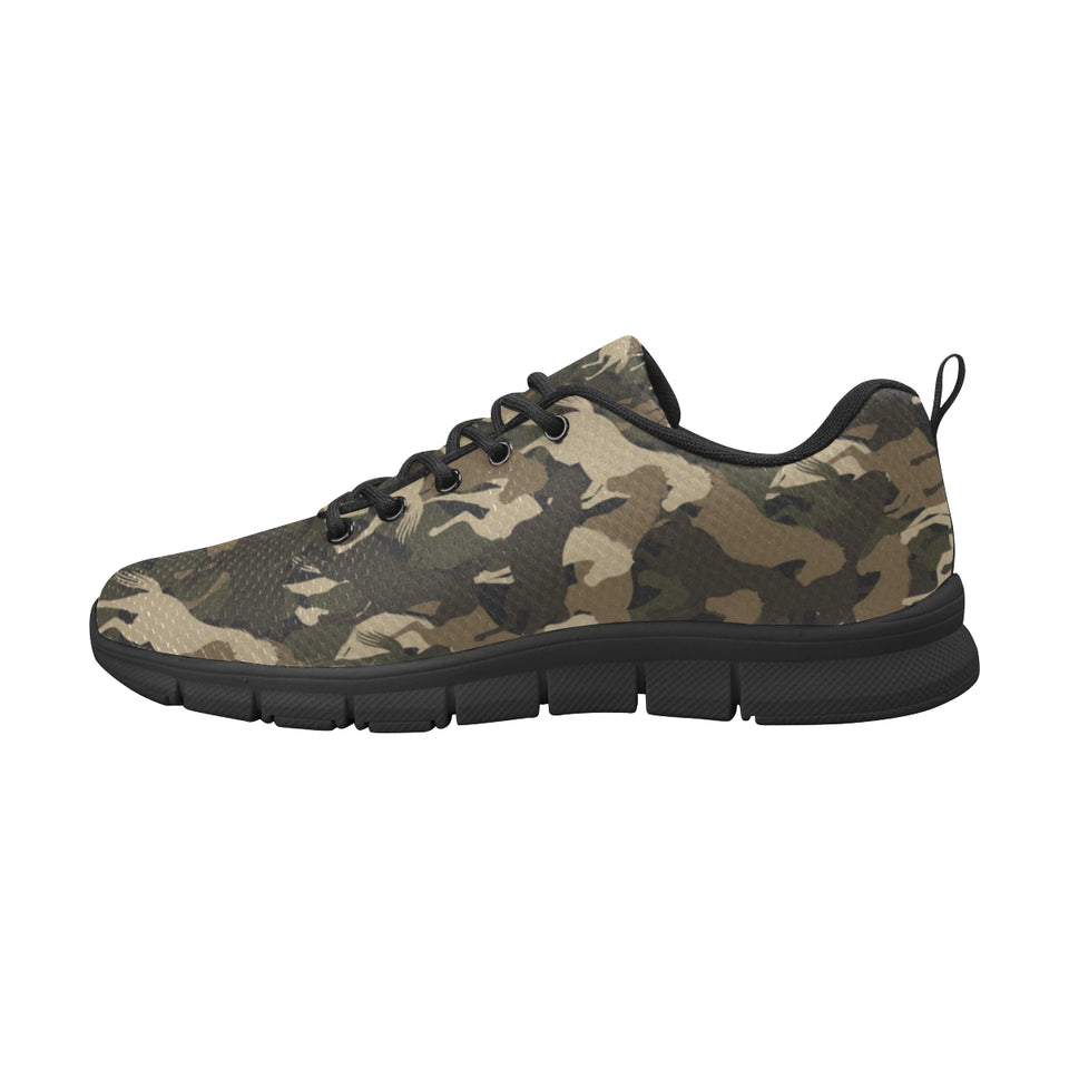 Horse Camouflage Pattern Women's Sneaker Shoes