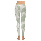 Ginkgo leaves pattern Women's Legging Fulfilled In US