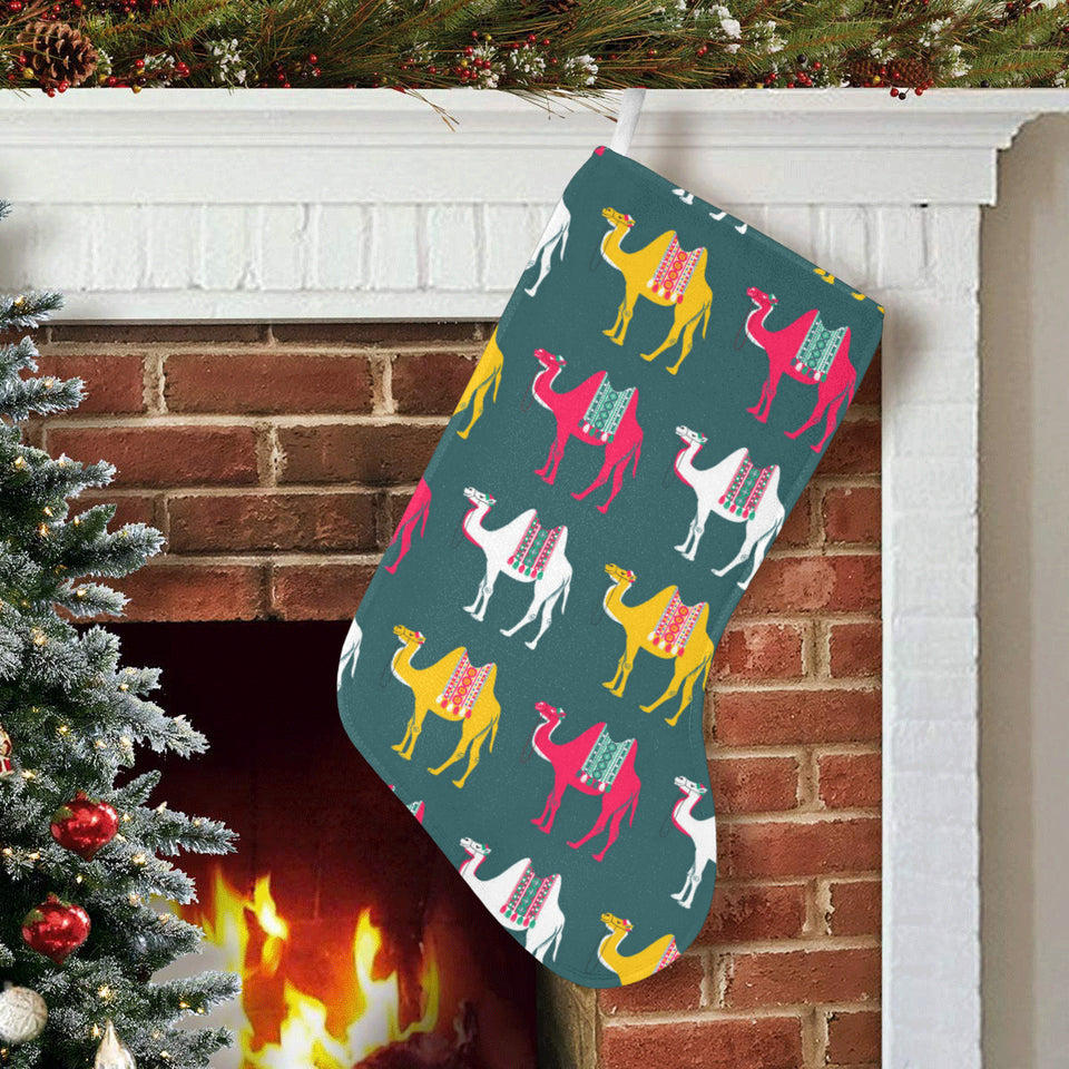 Camel pattern Christmas Stocking