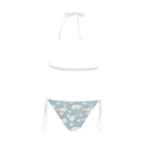 Cute polar bears Christmas decoration pattern Sexy Bikinis Two-Piece Swimsuits