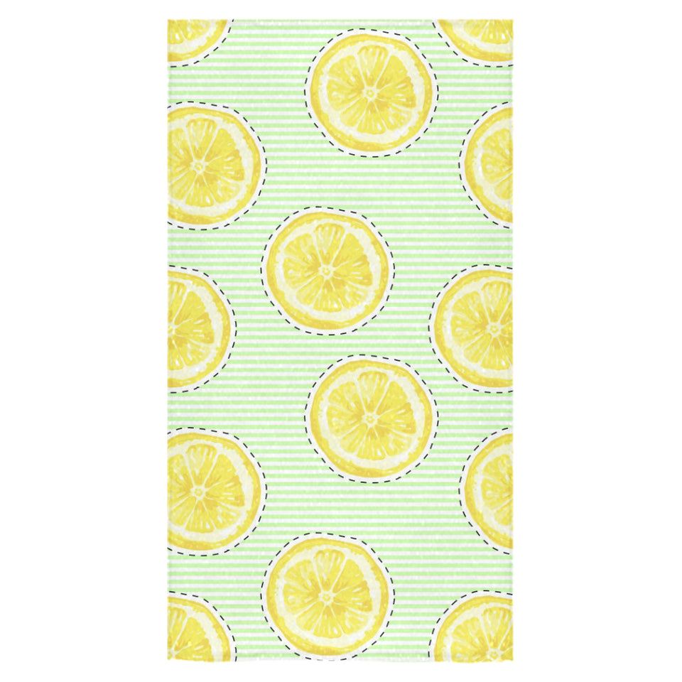 slice of lemon pattern Bath Towel