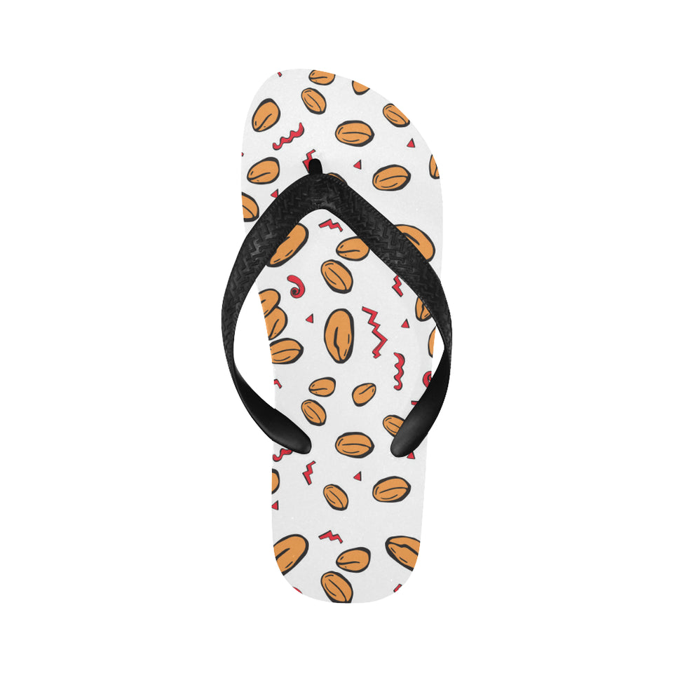 peanuts pattern background Unisex Flip Flops