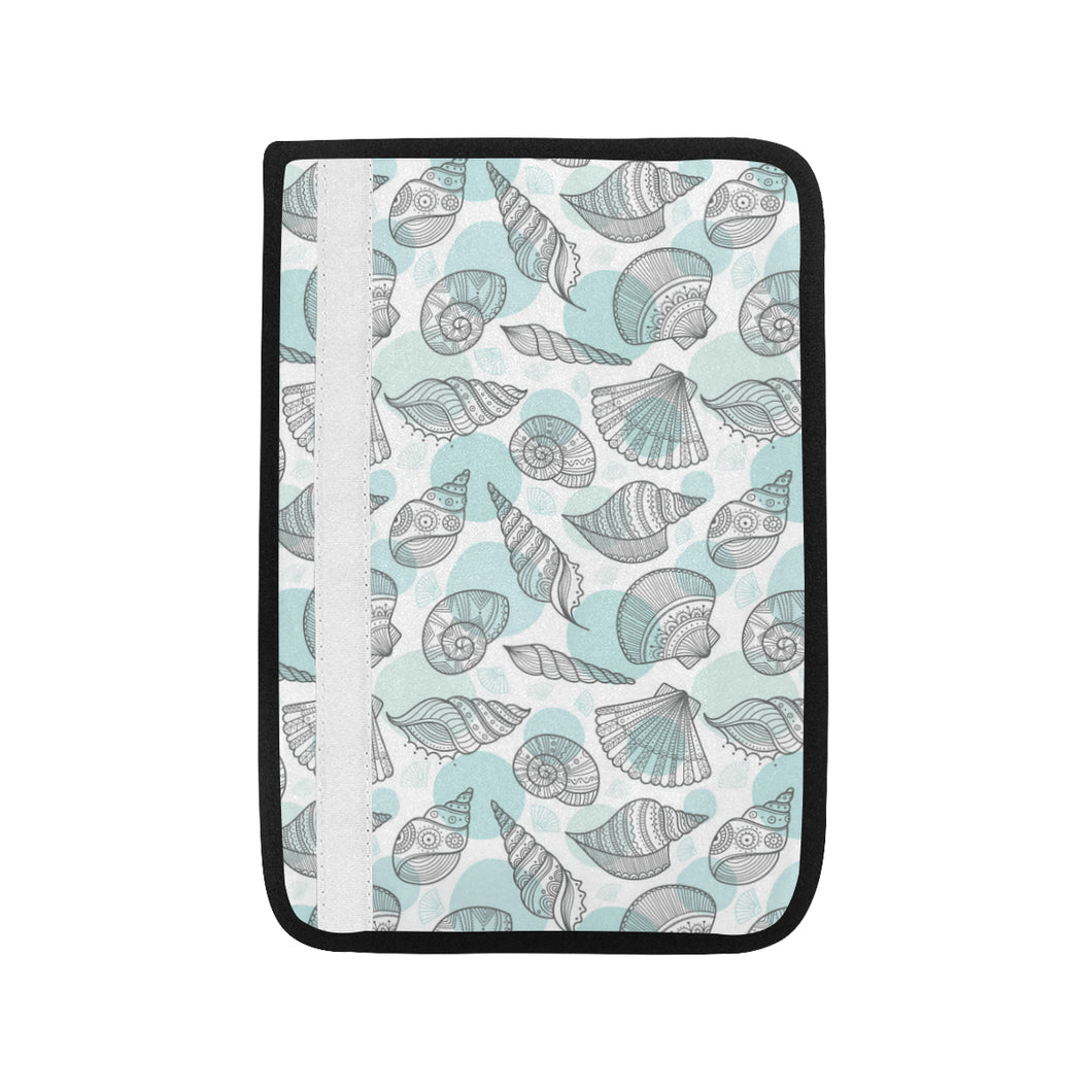 Shell polynesian tribal Car Seat Belt Cover