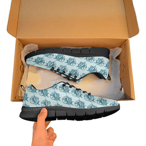 Swordfish Pattern Print Design 05 Women's Sneaker Shoes