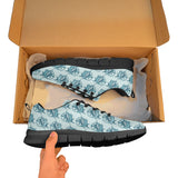 Swordfish Pattern Print Design 05 Women's Sneaker Shoes