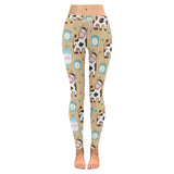 Cow bottle of milk pattern Women's Legging Fulfilled In US