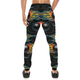 Bowling balls flame pattern Unisex Casual Sweatpants