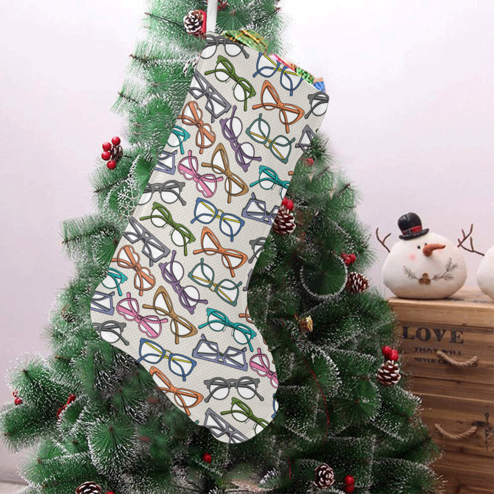 Sun Glasses Pattern Print Design 01 Christmas Stocking