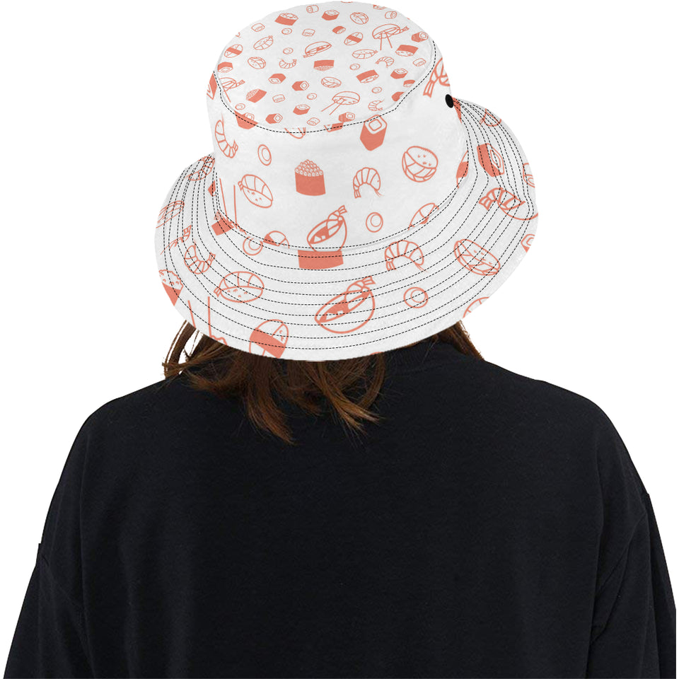 Sushi pattern Unisex Bucket Hat