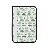 Chameleon lizard succulent plant pattern Car Seat Belt Cover