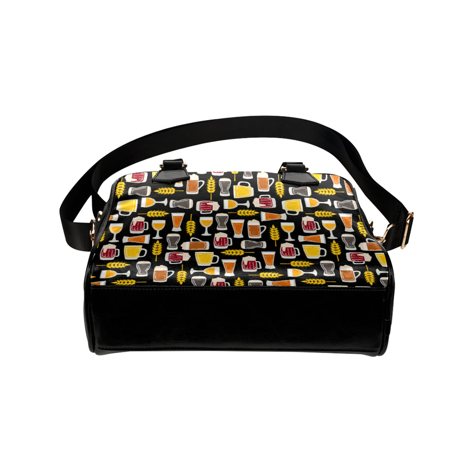 Beer type pattern Shoulder Handbag