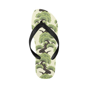 Bonsai pattern Unisex Flip Flops