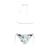 Cute dolphins Childish Style pattern Sexy Bikinis Two-Piece Swimsuits