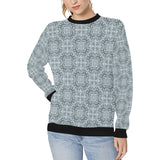 Traditional indian element pattern Women's Crew Neck Sweatshirt