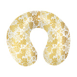 Gold grape pattern U-Shaped Travel Neck Pillow