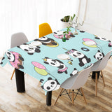 Cute baby panda pattern Tablecloth