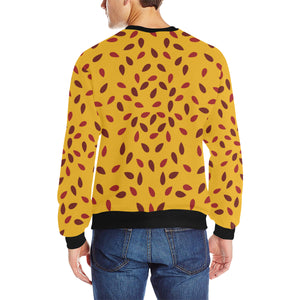 Passion fruit texture Men's Crew Neck Sweatshirt