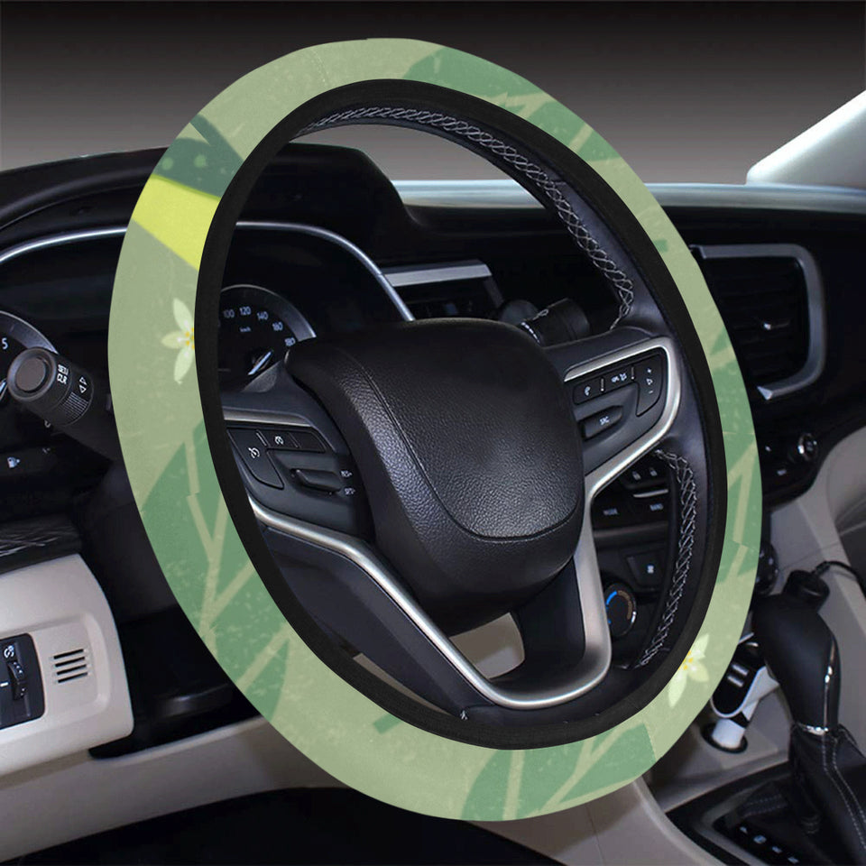 Avocado pattern Car Steering Wheel Cover