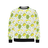 Durian pattern background Men's Crew Neck Sweatshirt