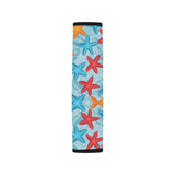 Blue red orange starfish pattern Car Seat Belt Cover