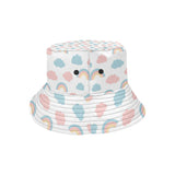 Cute rainbow clound pattern Unisex Bucket Hat