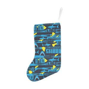 Shark dangerous Christmas Stocking