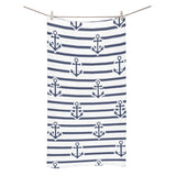 Anchor rope nautical pattern Bath Towel