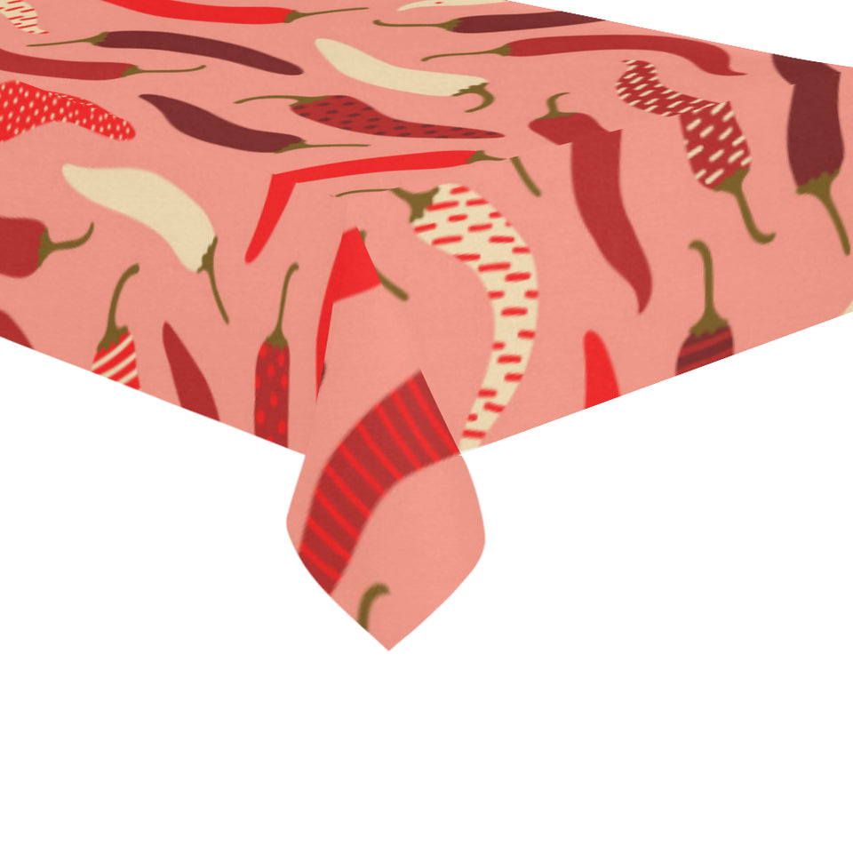 Beautiful Chili peppers pattern Tablecloth