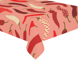 Beautiful Chili peppers pattern Tablecloth