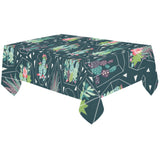 Cactus glass terrarium pattern Tablecloth