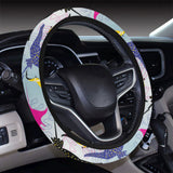 Stingray Pattern Print Design 01 Car Steering Wheel Cover