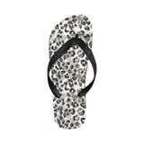 Leopard skin print pattern Unisex Flip Flops